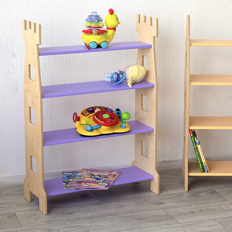 Детская полка для игрушек в форме сказочного замка