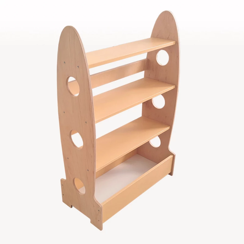 Полиця для дитячих книг та іграшок з нижнім ящиком