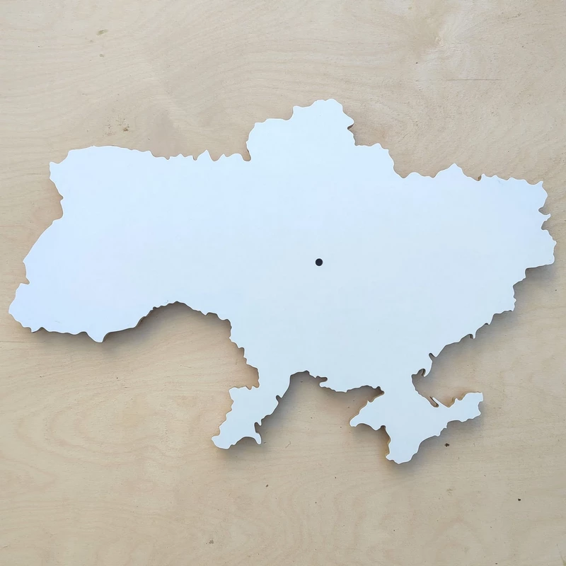 Карта України 150 см для епоксидної смоли артборд