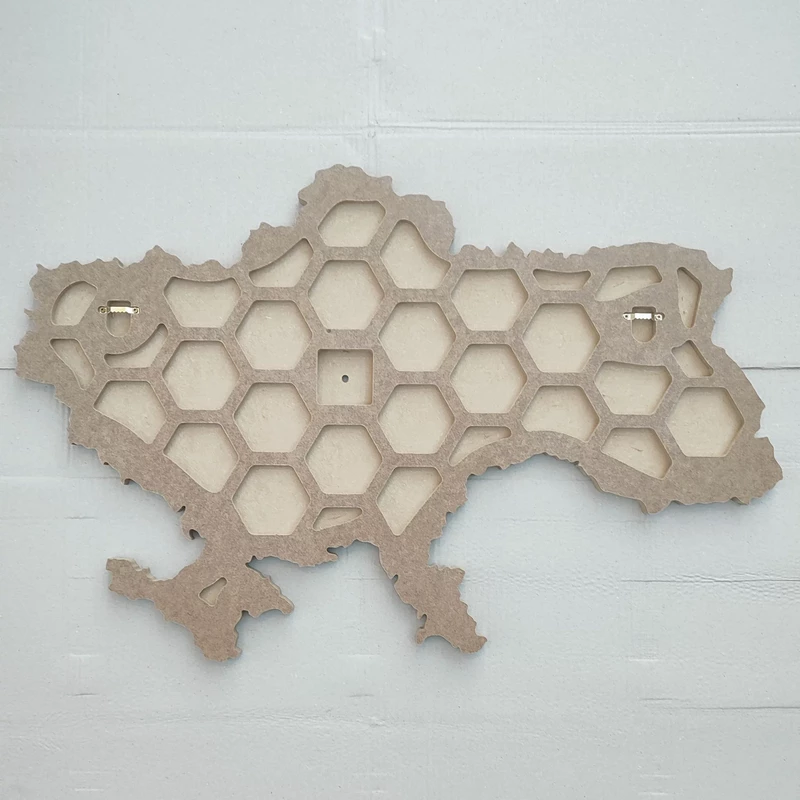 Артборд у формі України 80 см для настінного панно