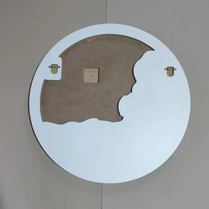 Основа для годинника з композицією сухих квітів