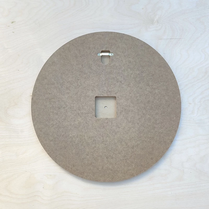 Артборд МДФ круглий біла ламінована поверхня для епоксидної смоли